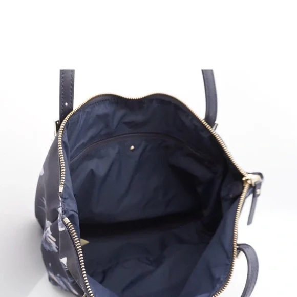 Kate Spade New York nylon leather trimmed floral tote - Picture 4 of 6